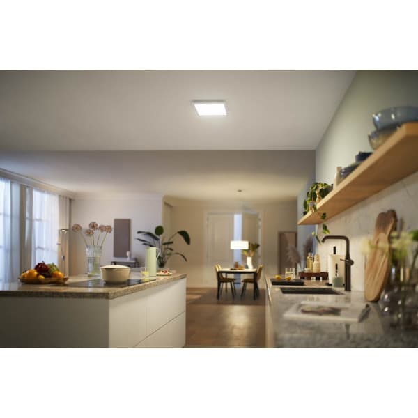 Philips Panel LED CL560 - loftlampe, kvadratisk, hvid, 1200 lm, 4000K