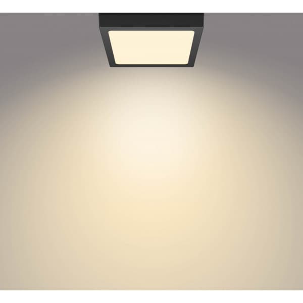 Philips Magneos DL252 -loftlampe, firkantet, sort, 1150 lm, 2700 K