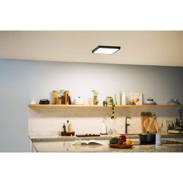 Philips Magneos DL252 -loftlampe, firkantet, sort, 1150 lm, 2700 K
