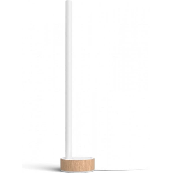 Philips Hue Gradient Signe egetræs - smart bordlampe, egetræ/hvid.