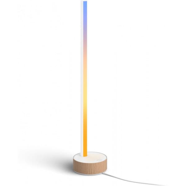 Philips Hue Gradient Signe egetræs - smart bordlampe, egetræ/hvid.
