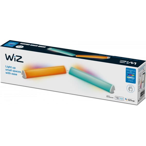 WiZ Bar Linear Light Dual -ljusstång smart belysning, 2-delad, RGBW, Wi-Fi