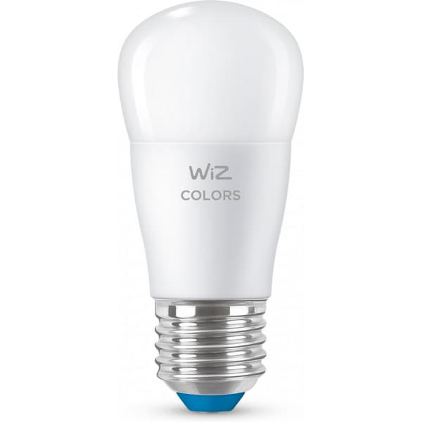 WiZ smartlampa, E27, opalglas, RGBW - alla färger och nyanser av vitt ljus, Wi-Fi, 470 lm