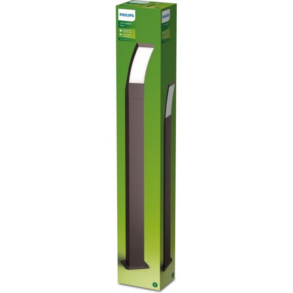 Philips Splay Post -pylväsvalaisin, antrasiitti, 2700K