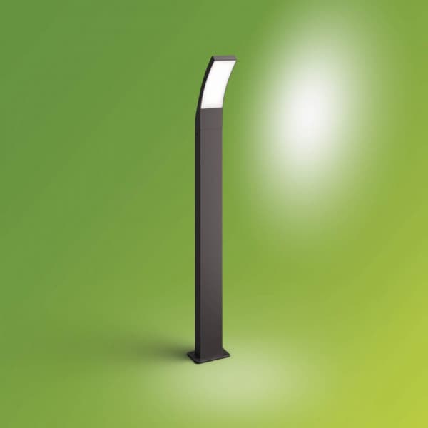 Philips Splay Post -pylväsvalaisin, antrasiitti, 2700K