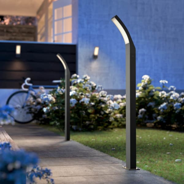 Philips Splay Post -pylväsvalaisin, antrasiitti, 2700K