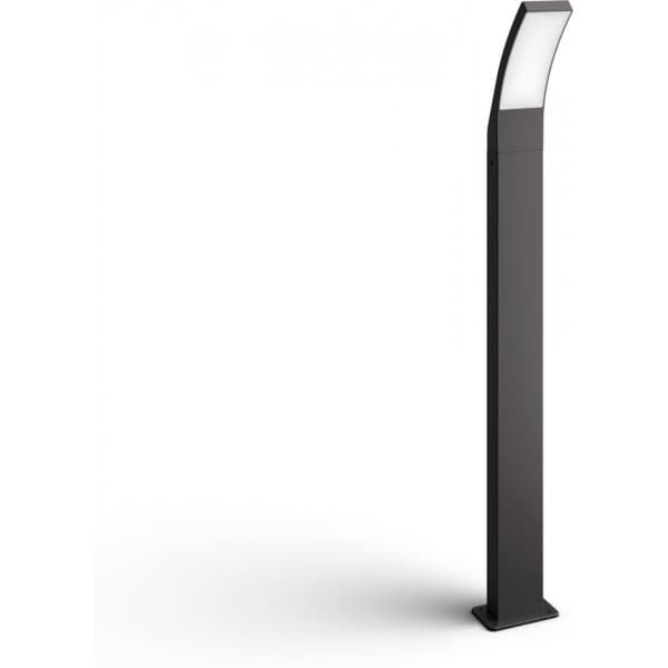 Philips Splay Post -pylväsvalaisin, antrasiitti, 2700K Harmaa