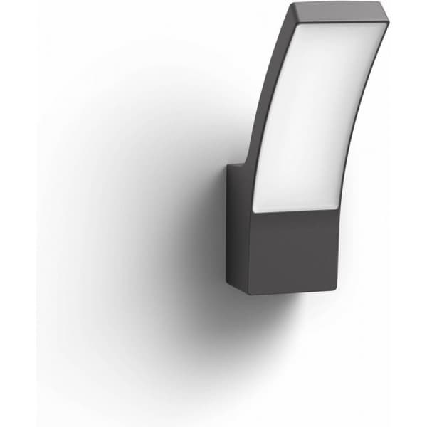 Philips Splay -väggarmatur, antracit, 2700K