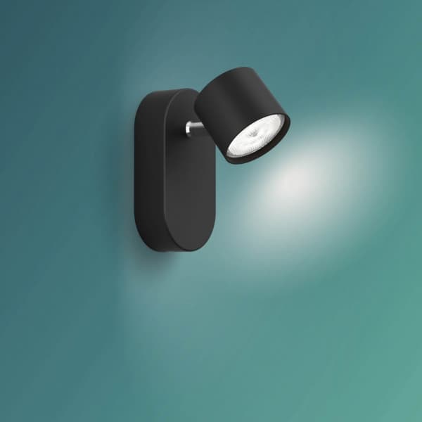 Philips STAR -malerlys, sort, 1 x 4,5 W, 2700K