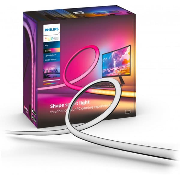 Philips Hue LightStrip Gradient for PC - intelligent LED-ljusremsa, för 32" skärm