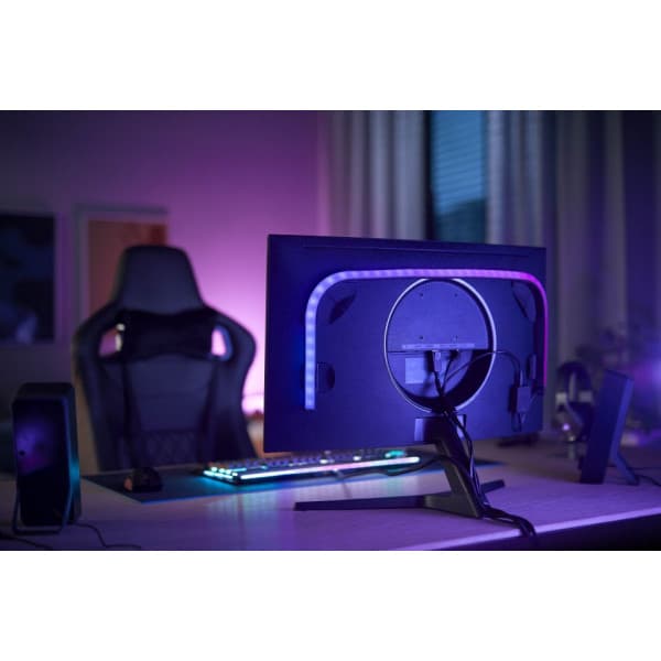 Philips Hue LightStrip Gradient til PC - intelligent LED-lysstrimmel, til 27" skærm