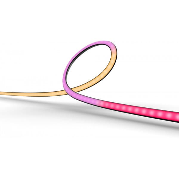 Philips Hue LightStrip Gradient for PC Starter Kit -älykäs LED-valonauha ja Hue Silta, 24-27" näytölle