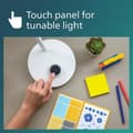 Miniatyrbild 9 av 11: Philips VDTMate DSK501 -skrivbordslampa, vit