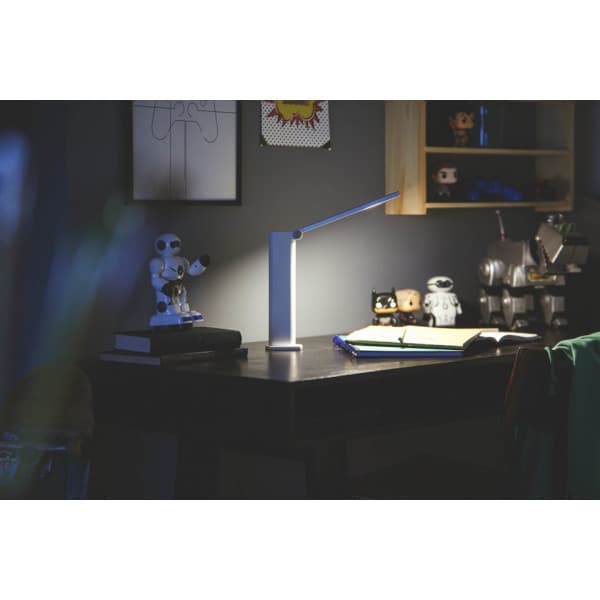 Philips Amber DSK202 - skrivebordslampe, USB-opladbar, hvid