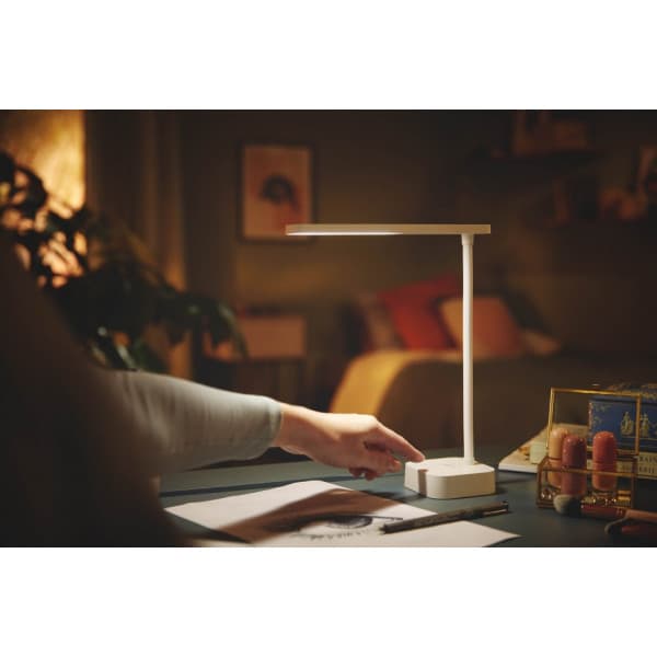 Philips Tilpa DSK212 -työpöytävalaisin, valkoinen