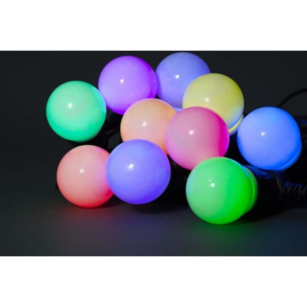 Nedis SmartLife Partylife - dekorationslys sæt, 10 LED, RGB, WiFi, 9 m
