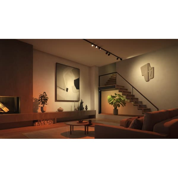 Philips Hue Perifo Cylinder -smart armatur, White and Color Ambiance, svart
