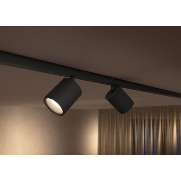 Philips Hue Perifo Cylinder -smart armatur, White and Color Ambiance, svart