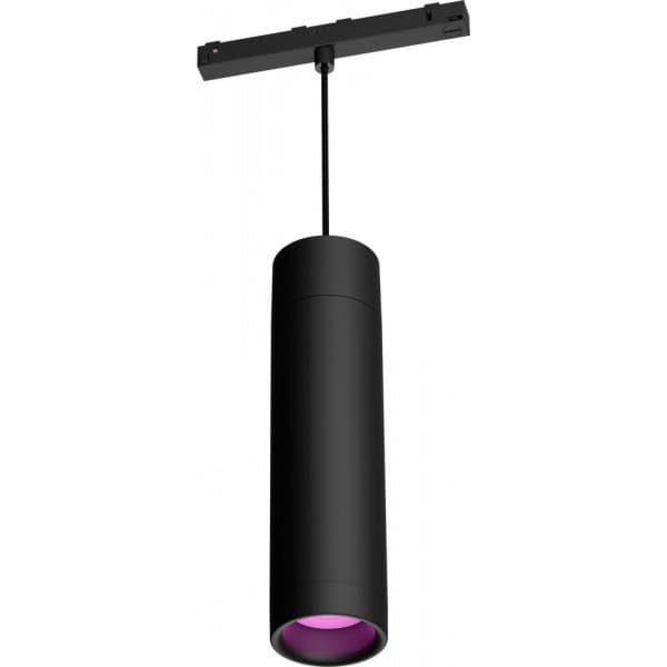 Philips Hue Perifo Cylinder - smart hængende lampe, White and Color Ambiance, sort