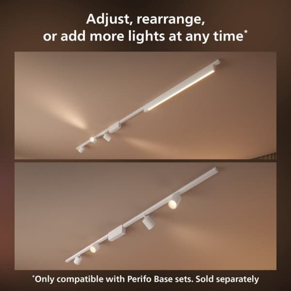 Philips Hue Perifo Cylinder -smartpendelbelysning, White and Color Ambiance, vit