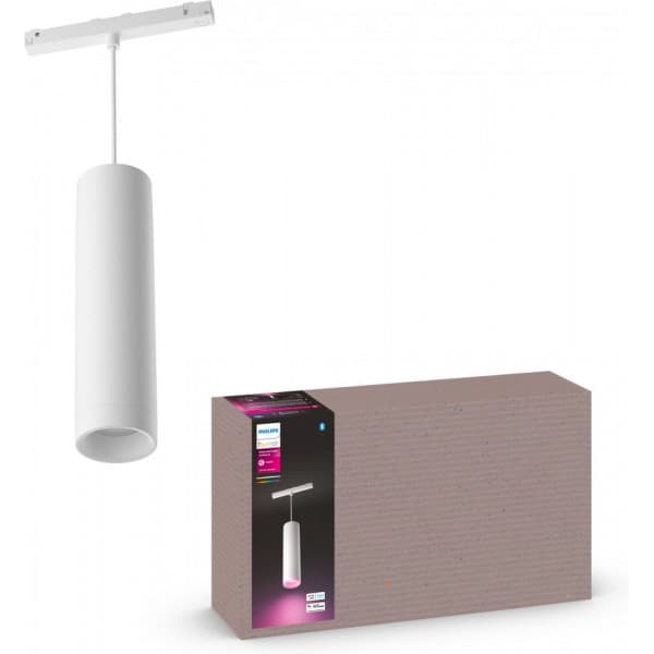 Philips Hue Perifo Cylinder -smartpendelbelysning, White and Color Ambiance, vit