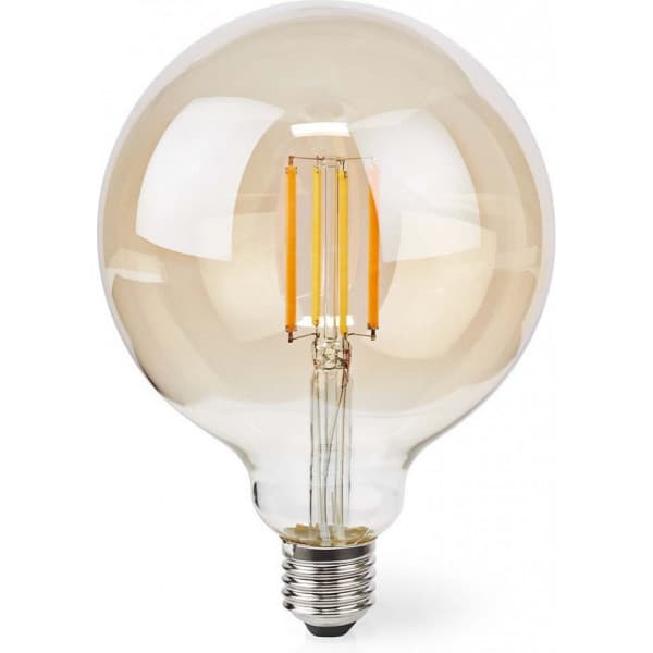 Nedis SmartLife -LED-älylamppu, globe, E27, lämmin valkoinen, Wi-Fi, 806 lm
