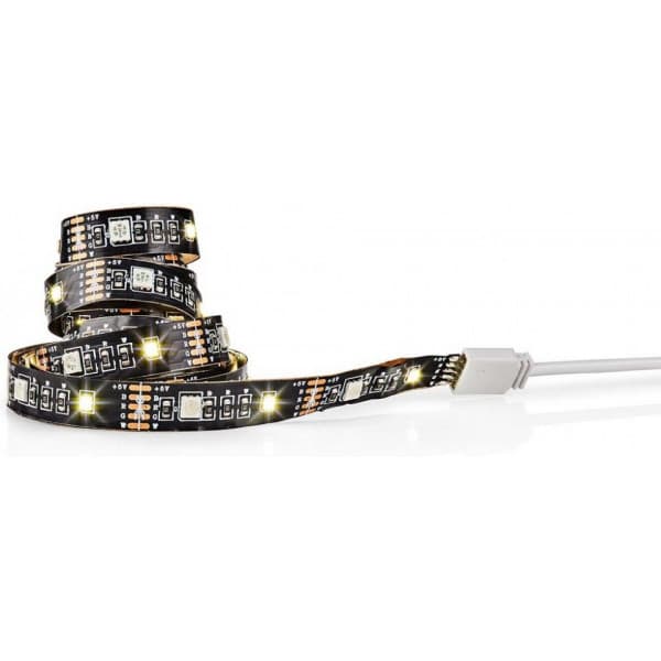 Nedis SmartLife -LED-valonauha, lämmin valkoinen + RGB, bluetooth, 2 m