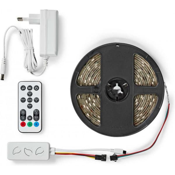Nedis SmartLife -LED-valonauha, RGB, Wi-Fi, 5 m