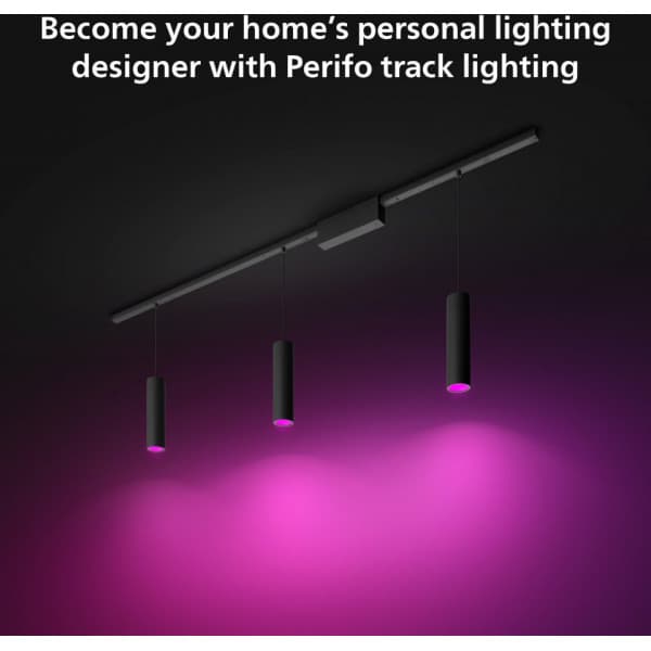 Philips Hue Perifo -smart hänglamp set, White and Color Ambiance, svart