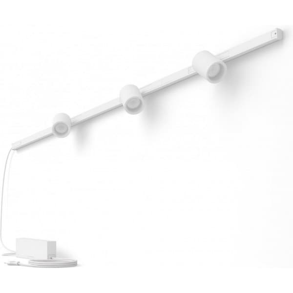 Philips Hue Perifo -smartljusrailsystem startpaket för väggmontering, White and Color Ambiance, vit
