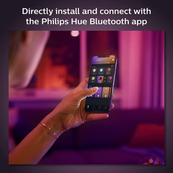 Philips Hue Perifo -smartljusrailsystem startpaket för väggmontering, White and Color Ambiance, vit