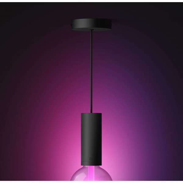 Philips Lightguide Cord - hængende kabel til lampe, sort, E27