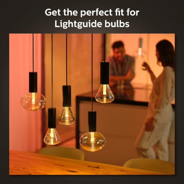 Philips Lightguide Cord - hængende kabel til lampe, sort, E27