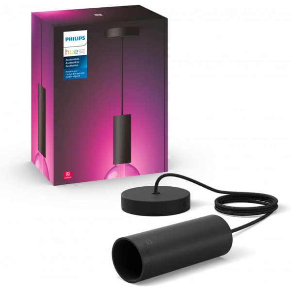 Philips Lightguide Cord - hængende kabel til lampe, sort, E27