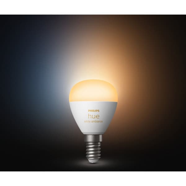 Philips Hue White Ambience Lyster smartlampe, E14, P45