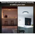 Miniatyrbillede 8 af 11: Philips Hue Aurelle loftlampe, 21 W, 2200-6500 K, rund, sort