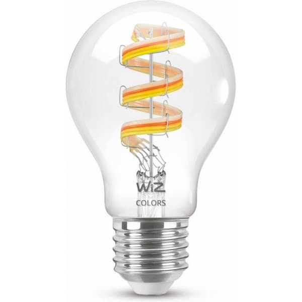 WiZ älylamppu, E27, A60, RGB, Wi-Fi, 2200-6500 K, 470 lm, kirkas, 1 kpl