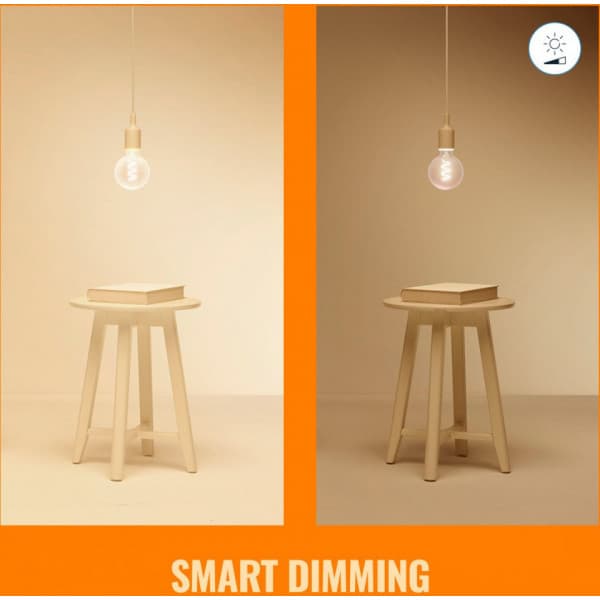 WiZ smartlampe, E27, G95, RGB, Wi-Fi, 2200-6500 K, 470 lm, 1 stk.