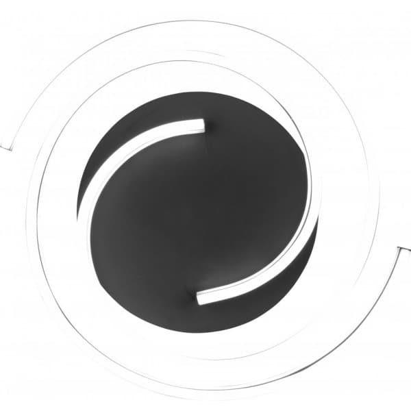 Trio Caya LED taklampa, 6800 lm, 2300/3000/4000 K, LED 58 W, 50 cm, aluminium
