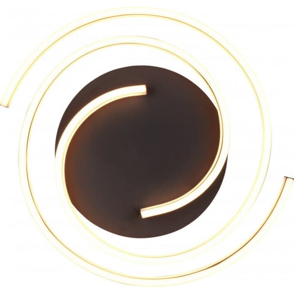 Trio Caya LED taklampa, 6800 lm, 2300/3000/4000 K, LED 58 W, 50 cm, aluminium