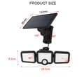 Pikkukuva 5 / 9: Forever Light SUNARI Solar Lamp LED PIR / 10W / 800lm / 6000K / 2400mAh