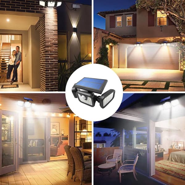 Forever Light SUNARI Solar Lamp LED /  FLS-03 74*SMD PIR / 8W / 600lm / 6000K / 2400mAh / Li-Ion