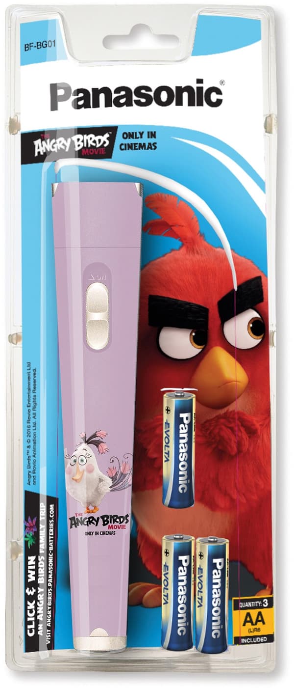 Panasonic torch BF-BG01 Angry Birds