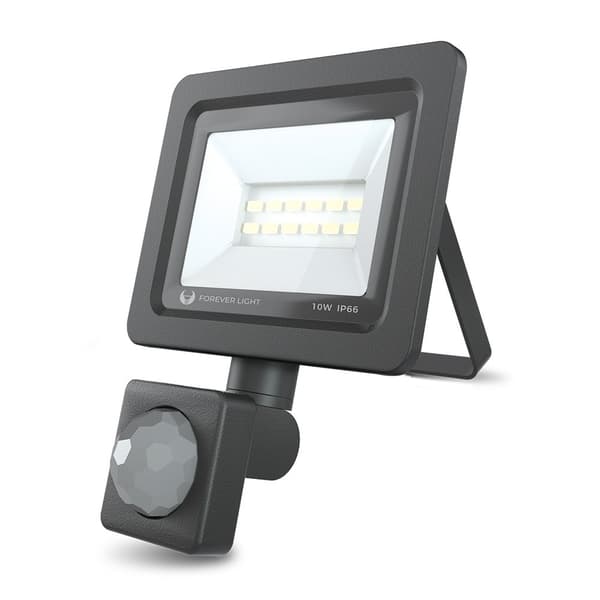 Forever Light Floodlight LED PROXIM II / 10W / 6000K / PIR IP66