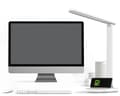 Miniatyrbillede 3 af 4: Platinet desk lamp with wireless charger PDL081W 18W QI, white (45244)