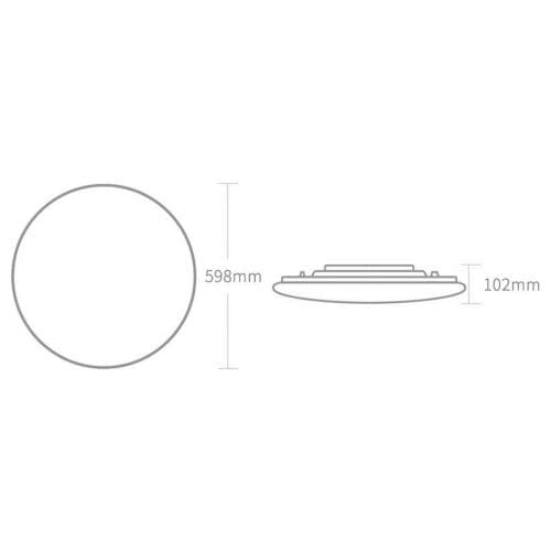 Yeelight Arwen Ceiling Light 550C Hvit