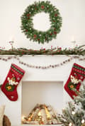 Miniatyrbillede 7 af 8: JULEKRANS LED 60CM 311427