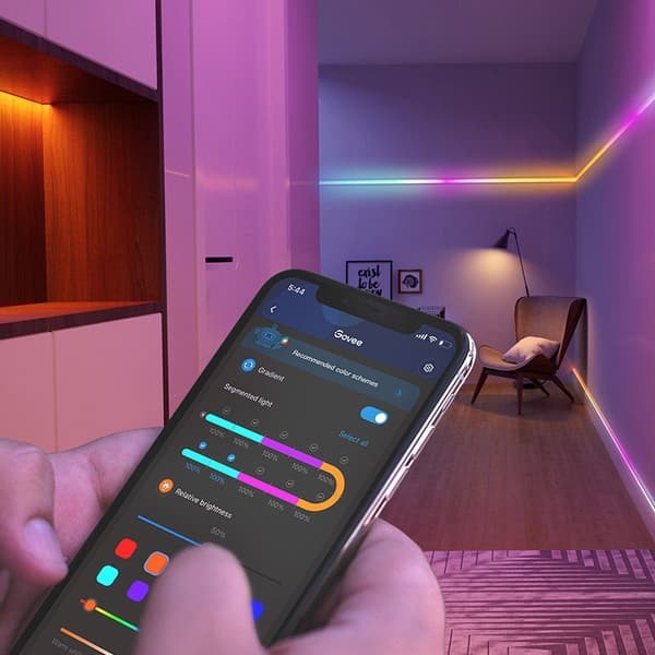Govee RGBIC Wi-Fi + Bluetooth LED Strip Lights With Protective Coating Smart strip light Wi-Fi/Bluetooth