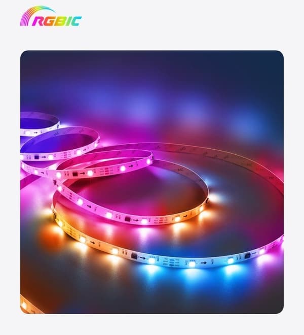 Govee RGBIC Wi-Fi + Bluetooth LED Strip Lights With Protective Coating Smart strip light Wi-Fi/Bluetooth