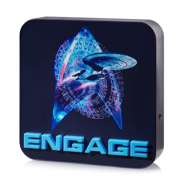 Numskull - Star Trek - Starfleet Logo 3D skrivbordslampa / vägglampa